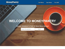 Tablet Screenshot of moneypantry.com